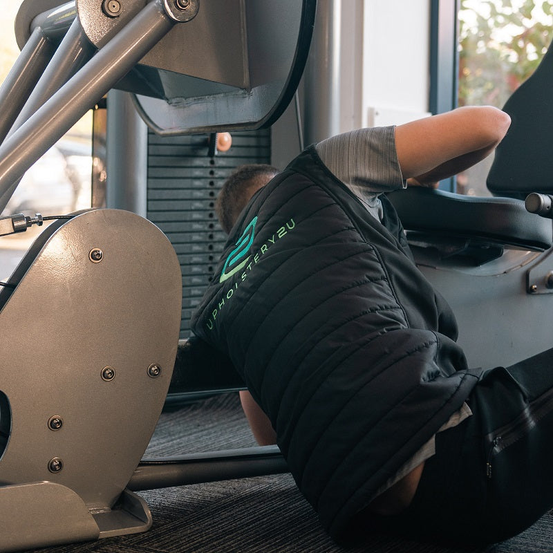 gym equipment upholstery